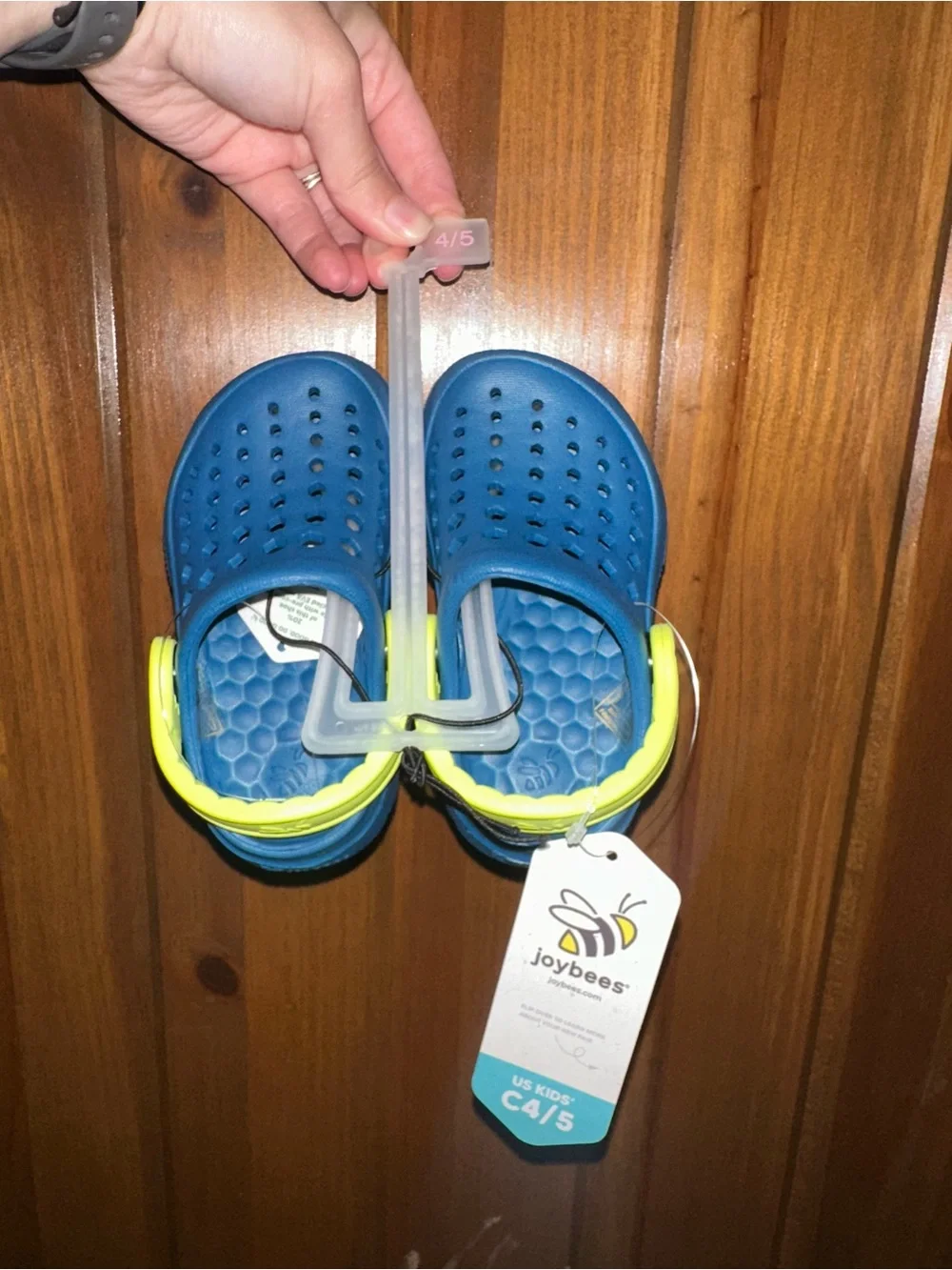 JOYBEES INFANT TODDLER BABY BOYS US C4 / 5 MIDNIGHT TEAL KIDS ACTIVE CLOG SHOES
